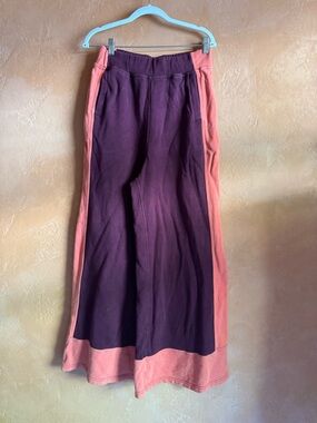Free People Movement Wide Leg Pants M Lounge Athleisure Boho Yoga